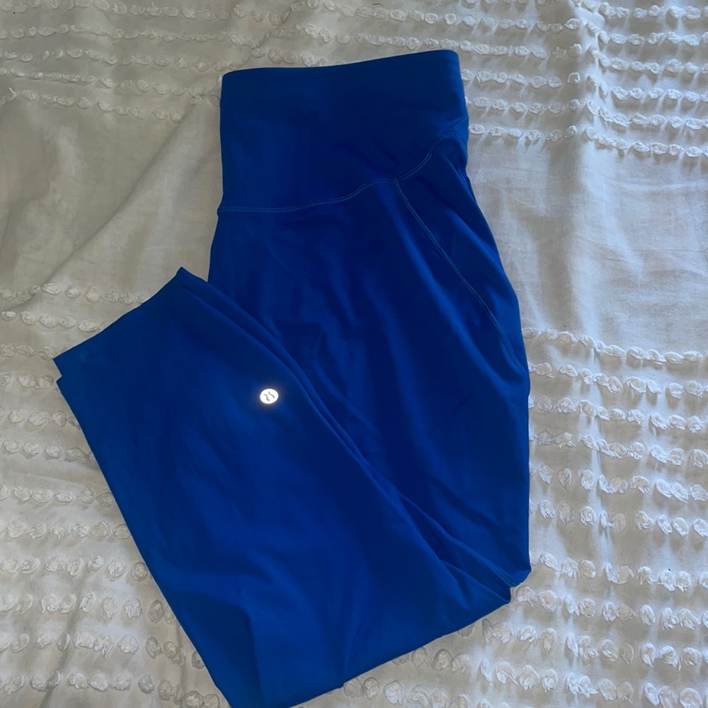21 inch blue lululemon Leggings